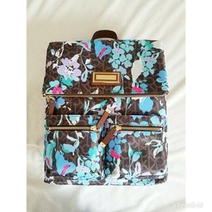 Calvin Klein multi floral backpack • NWT